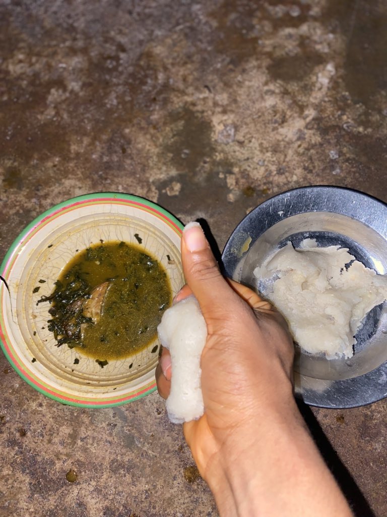 Pascaldey4you's tweet photo. My Eba and soup is enough abeg i cant see myself eating this shii bread and so called butter. https://t.co/RbAuDJD6A2
