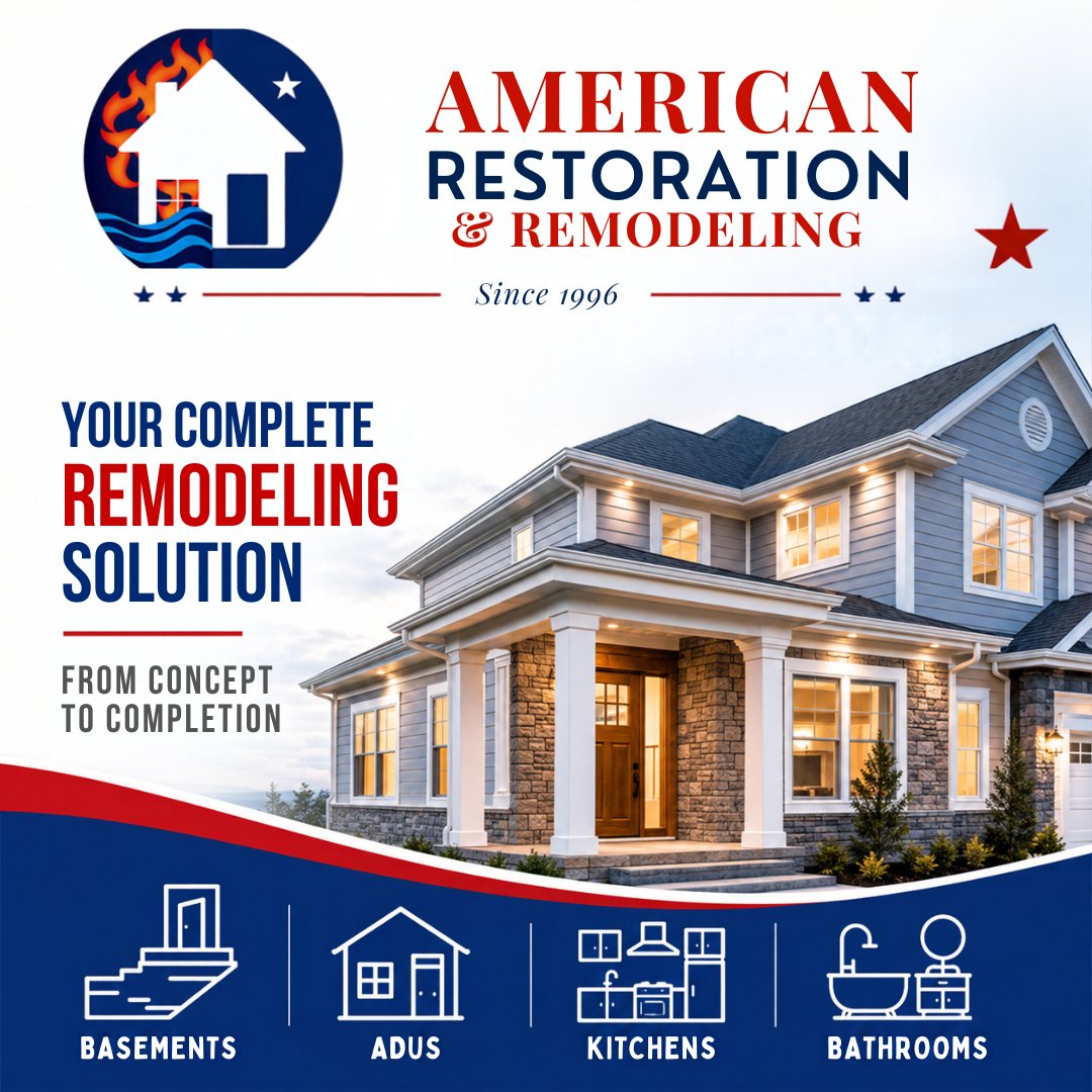 klz_radio's tweet photo. 🏠 When water, fire, mold, or storm damage strikes, call American Restoration & Remodeling. Tune in with John Rush at 3 PM on KLZ! 📻 https://t.co/hVZtAFFkzX #RushToReason #KLZRadio #AmericanRestoration #ColoradoHomes #HomeRestoration https://t.co/nxanfh2LV5
