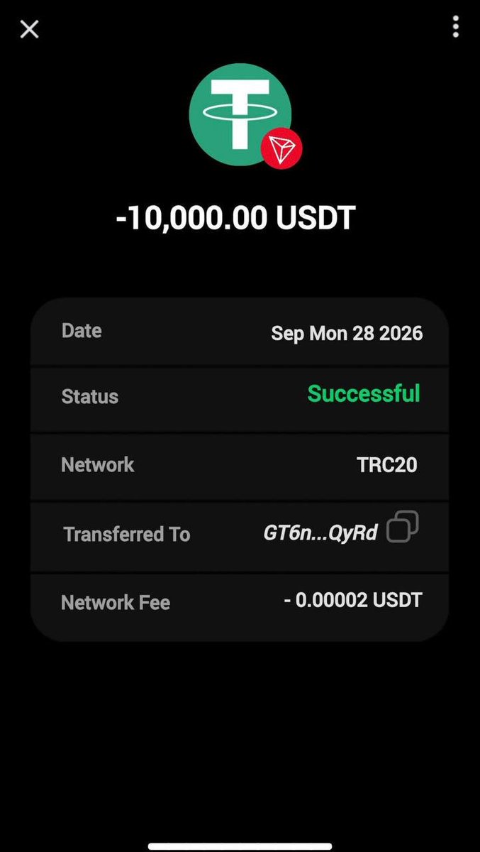 usdtflashcoins's tweet photo. 10,000 flash USDT Trc20  #USDT #flashusdt #USDTtrc20 #USDTerc20 #USDTbep20 #USDTtrx https://t.co/1796ZgTLb0