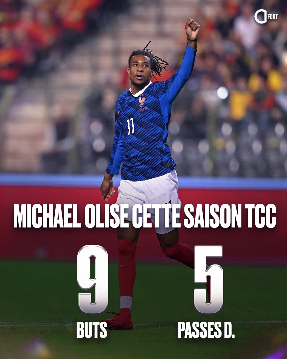 ActuFoot_'s tweet photo. MONSTRE MICHAEL OLISE CETTE SAISON. 🇫🇷🤩 https://t.co/x0zkDwRh2y