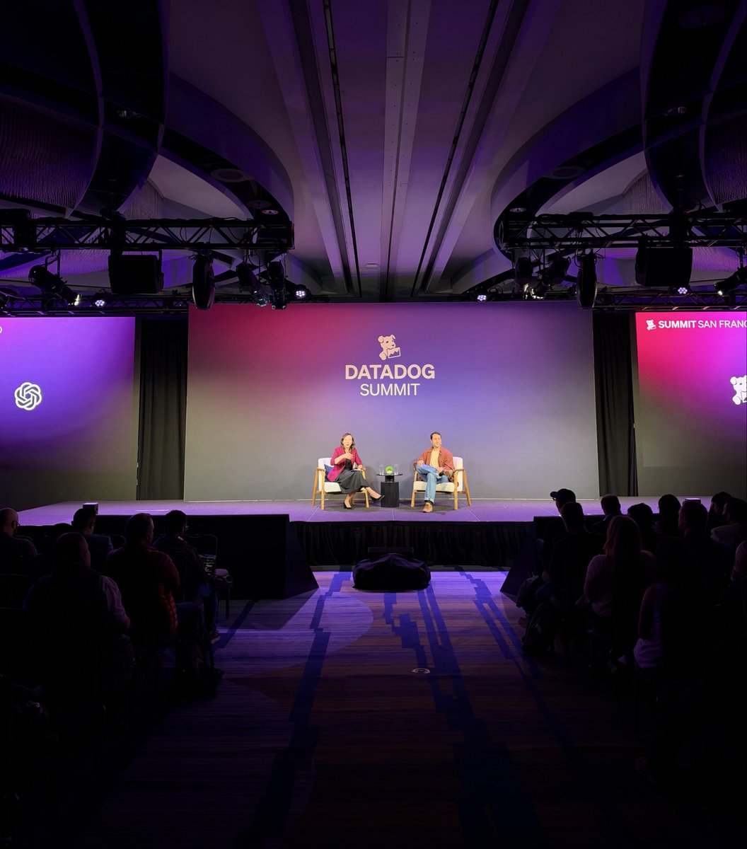 ArmaanWaels's tweet photo. After codegen, the next thing worth automating is judgment. Only the kind a team can write down, like what counts as a P0 vulnerability. People keep the accountability.

Best idea I heard at @datadoghq Summit SF, from @embirico of @OpenAI. https://t.co/WlxnpovTG4