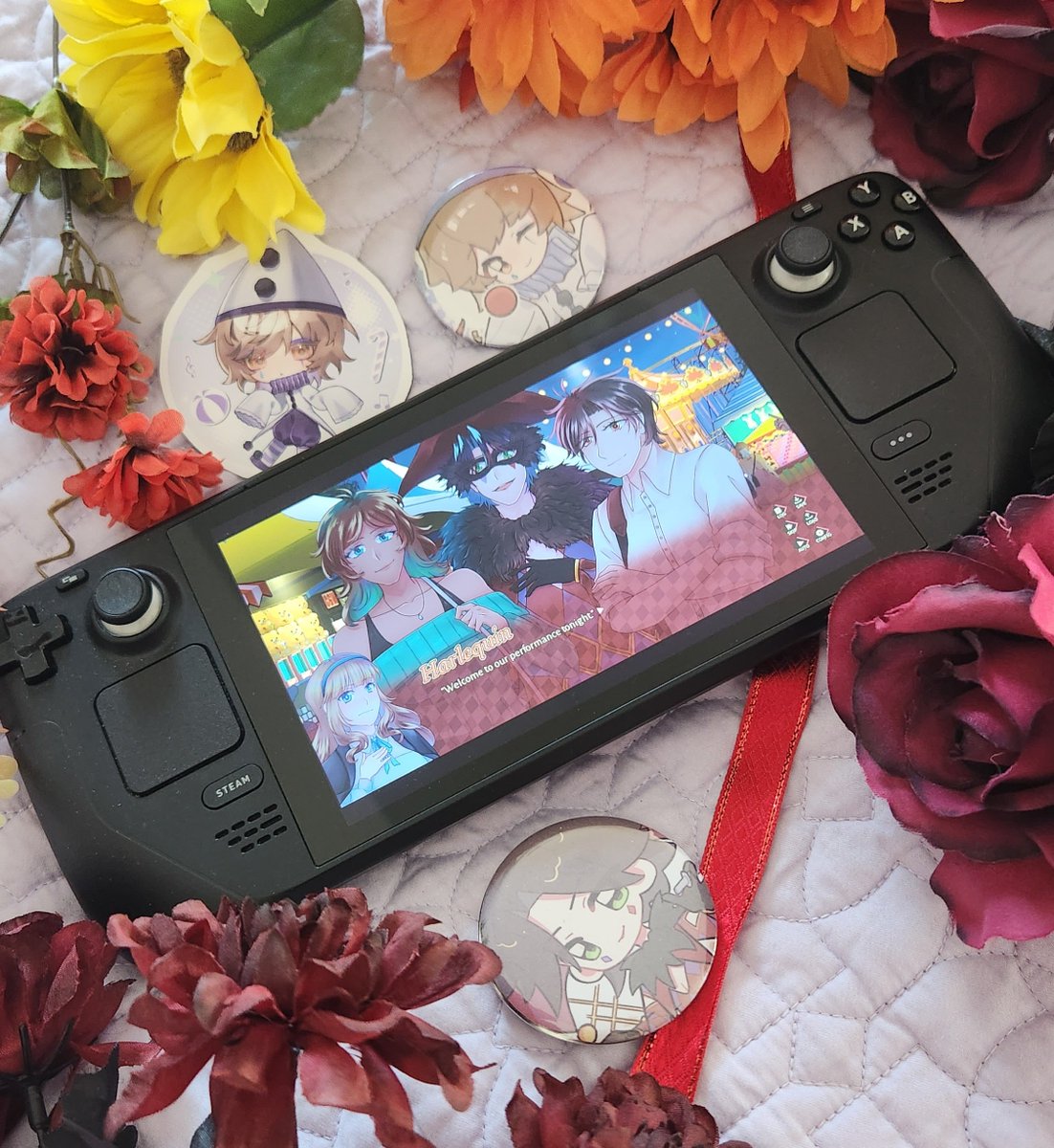 CrystalGameWork's tweet photo. Happy Fall! We've been making a lot of progress on Harlequinade this month, which you can read in our monthly devlog ✨

Read it here: https://t.co/HgUYTJZxkt https://t.co/nRGvYKgzH8