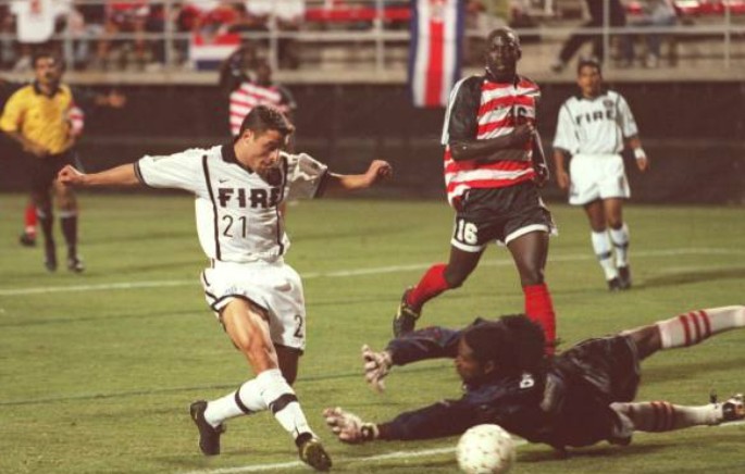 Steve1T's tweet photo. #OnThisDay in 1999 – Goals by Dema Kovalenko &amp; Ante Razov gave @ChicagoFire to a 2:0 victory against #JoePublicFC of Trinidad &amp; Tobago during Concacaf Champions Cup Quarterfinals, before 10,019 fans, at Las Vegas’ Sam Boyd Stadium. https://t.co/SeYpfai3MP