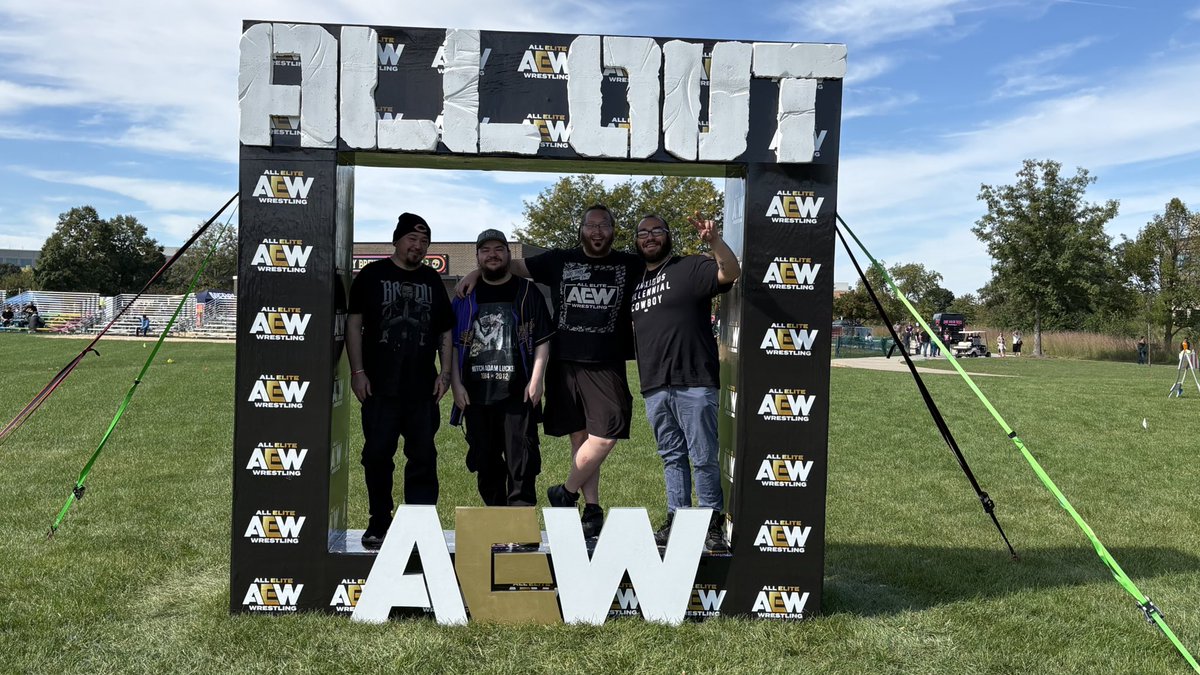 TheRealTMondo's tweet photo. I will never forget this day from having an amazing day with my brother, Friends and finally meeting grim….. and now….being the final time ever… seeing pac wrestle… love you. You amazing bastard #rippac #pac #ourbastard https://t.co/b5J31froRi