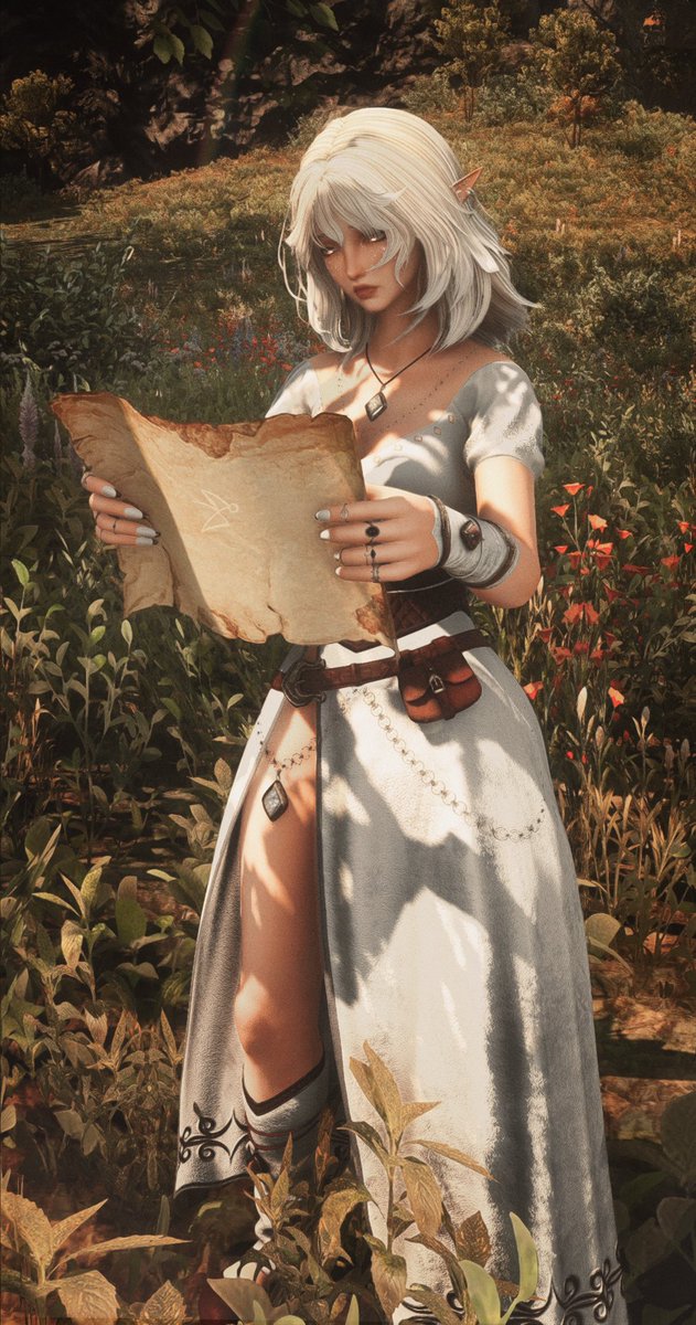 Lulana_xiv's tweet photo. Every great journey begins with a single step... and then five wrong turns. 
She wants so badly to be a brave adventurer, but navigation is her final boss. If you see her wandering around, please guide her home..

#gpose |#gposers| #ffxivsnaps https://t.co/WFEAP0YkrK