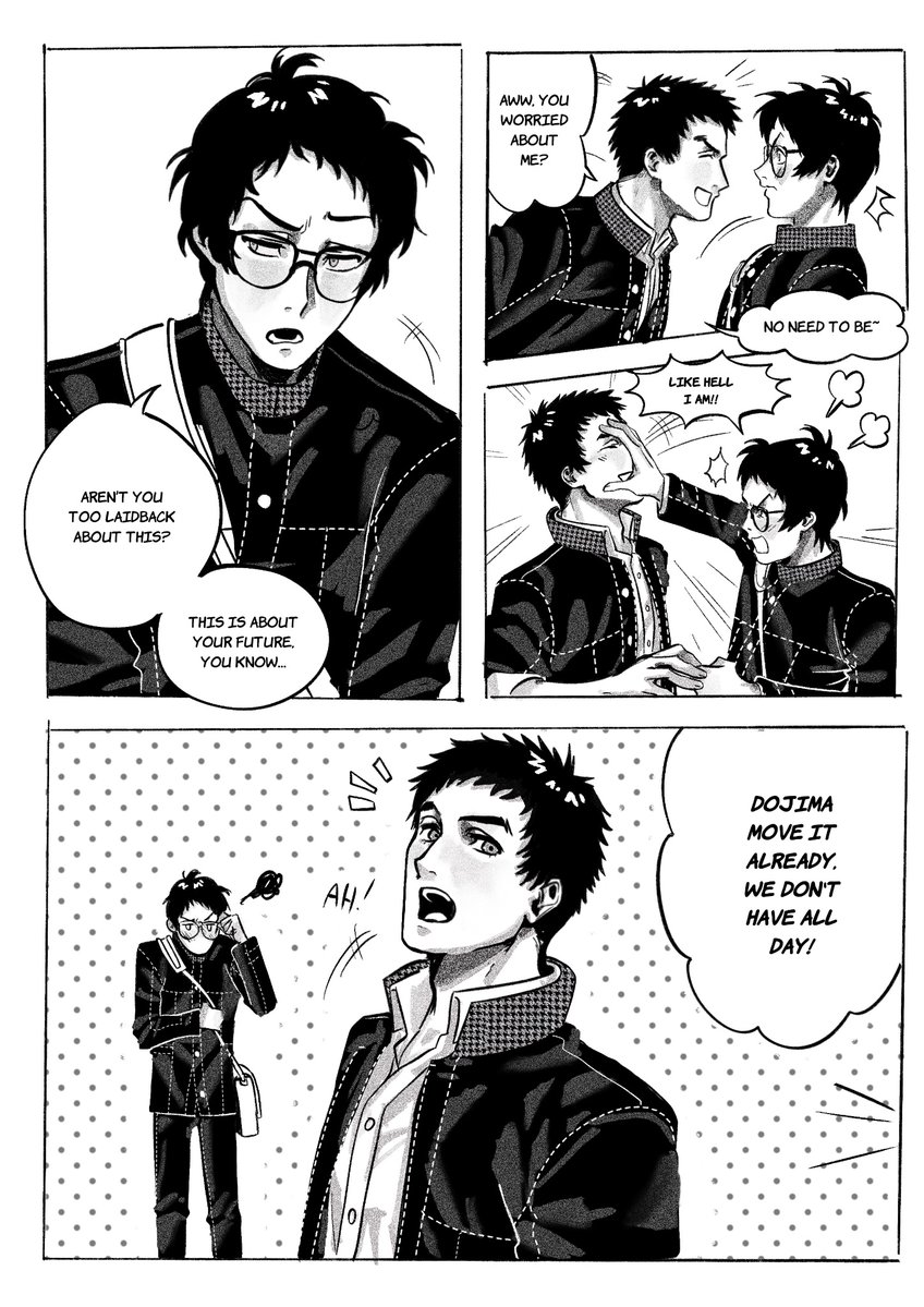 choccatto's tweet photo. HS! au 🏫 (1/2)
#堂足 #persona4 https://t.co/KiXNHCfb9m