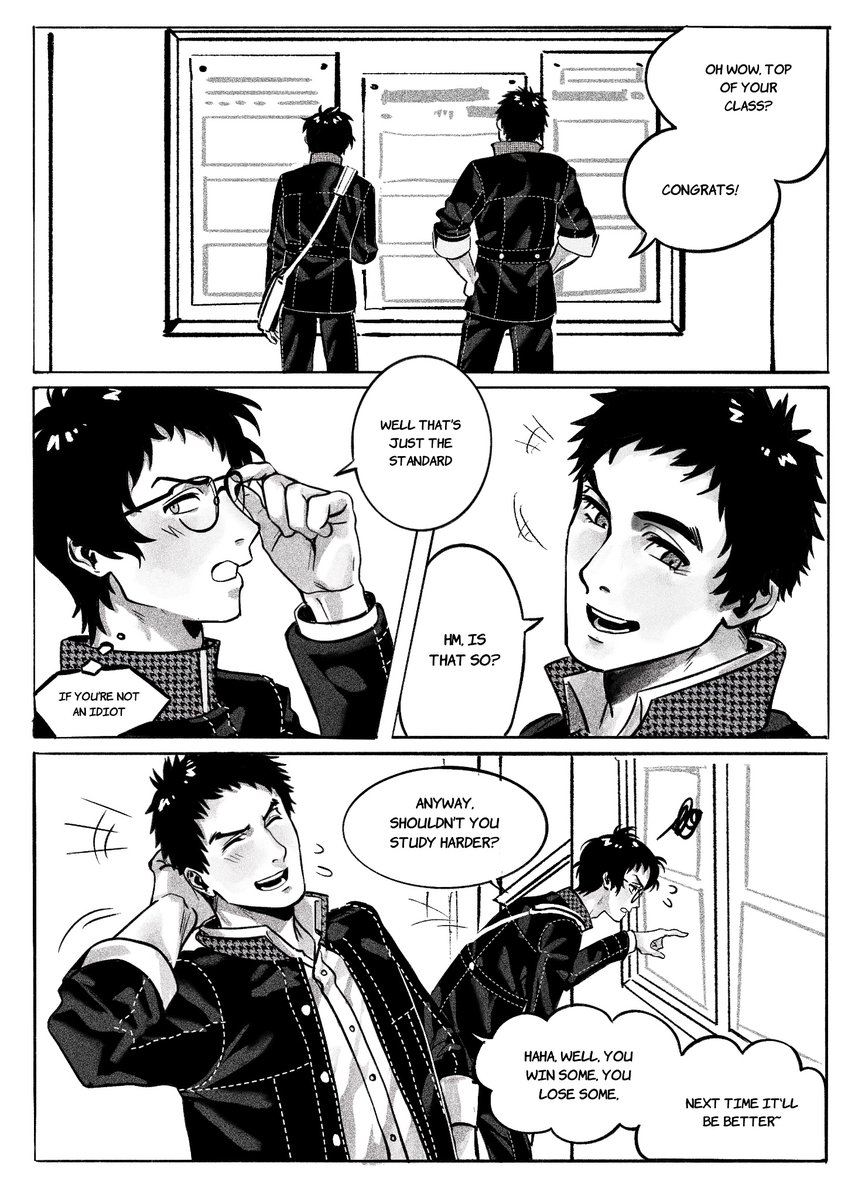choccatto's tweet photo. HS! au 🏫 (1/2)
#堂足 #persona4 https://t.co/KiXNHCfb9m