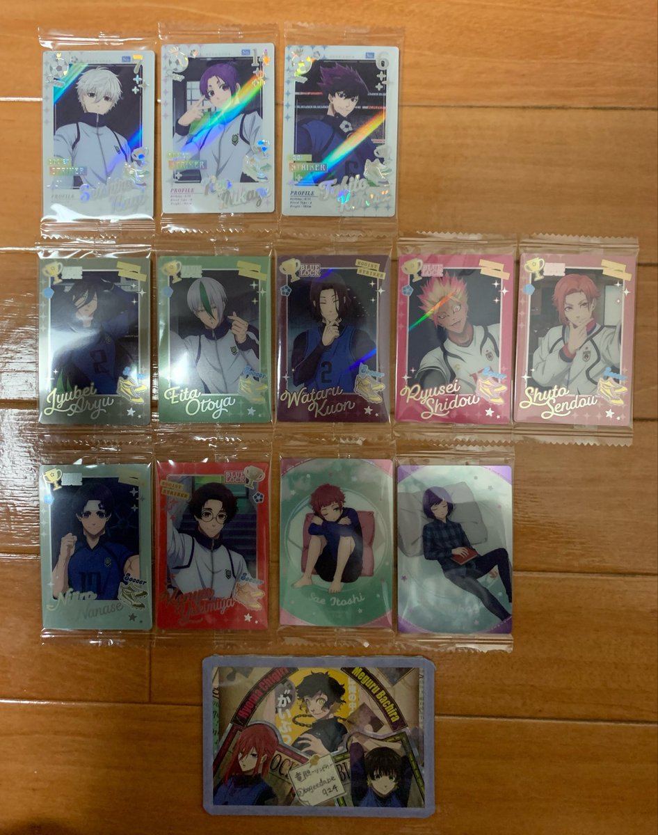 bogeedabe924's tweet photo. 【交換】ブルーロック　ウエハース6
蜂楽　千切

譲：写真

求：ER蜂楽、O千切

・郵送のみ
・単体も可能ですが条件良い方優先する場合有ります
・初めましての方リトリン拝読お願い致します

検索からでもお声掛け下さい🙇‍♀️ https://t.co/gIOnEYJ9XD