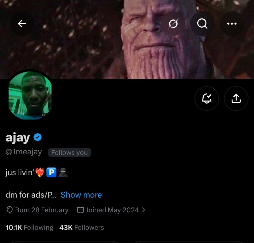 Imnot_bolu's tweet photo. This acc btw
Very chill guy, hin no dey chook mouth for any discourse 

Make e just tweet hin meme, pack bangers https://t.co/4mb0BPF7Zl