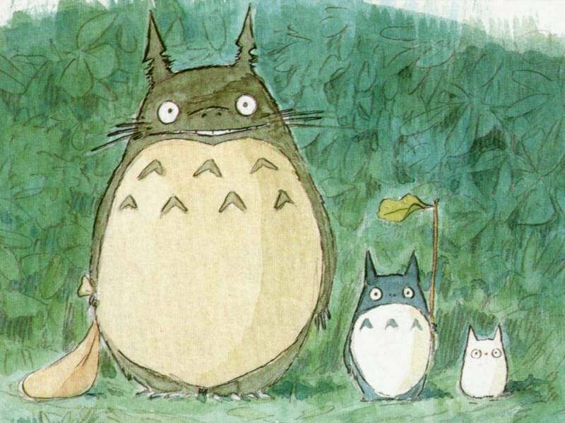 gen_ghibli's tweet photo. ✏️ Boceto original a acuarela de 'Mi vecino Totoro' (Hayao Miyazaki, 1988). https://t.co/bqpO5DbUb7