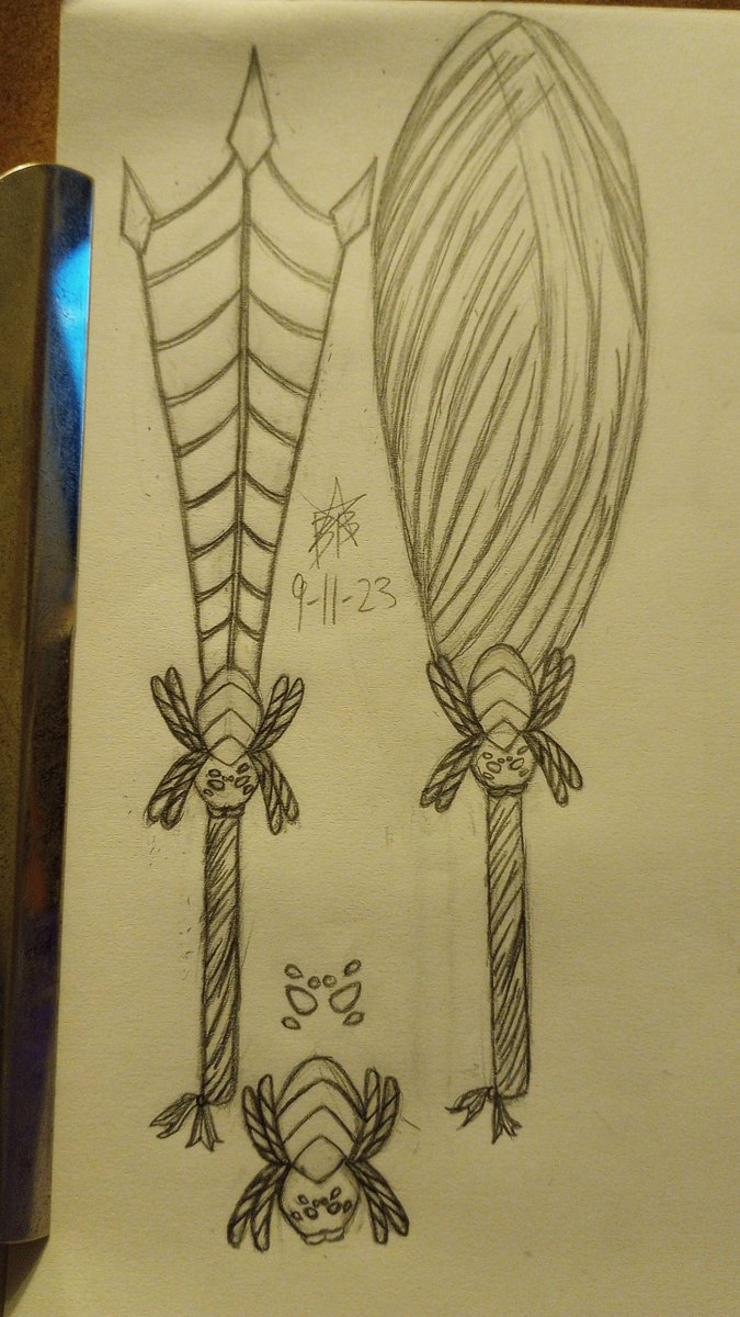 SamuelGoesPoof's tweet photo. Sword 11: Anansi, the web weaver also bonus repost of @kitkatnis1 contribution to swordtember drawing Samuel with their favorite sword Anansi! #SamuelTriHorn #SamuelGoesPoof #Swordtember #SamuelsSwords https://t.co/V3OpAQx0s7