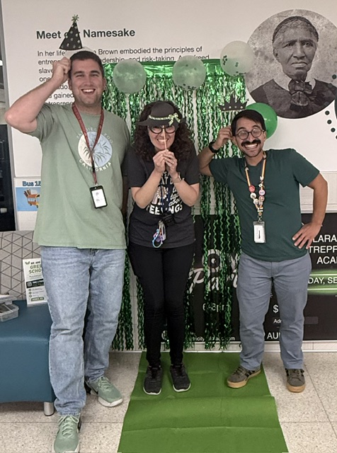 CBEA_K8's tweet photo. We’re GREEN! 💚 CBEA = official performance school — huge thanks to our teachers, staff &amp; especially OUR students! 🦈👏 What win are you most proud of? #CBEAGoesGreen #SharkPride https://t.co/AjfXqmx46m