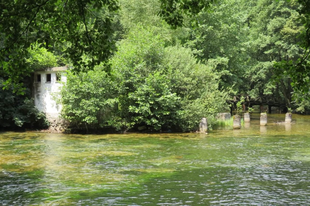 AminaSamira345's tweet photo. Vrelo #Bosne 1990 and 2018. Same place https://t.co/sRbT12aFZD