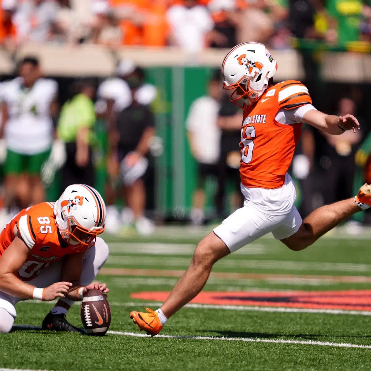 Chris_Sailer's tweet photo. Announcing The CSK Week 4 College Players of the Week

Kicker - Sam Keltner (Oklahoma St.) 4-4 FG (Long 47)
Punter - Dylan Drennan (Purdue) 52.2 Yard Average (6 Punts)

Plus... 50+ Yard FG’s &amp; Lou Groza Award Stars of the Week: 

https://t.co/7DheDhAfLv https://t.co/7Uut4FEF4h