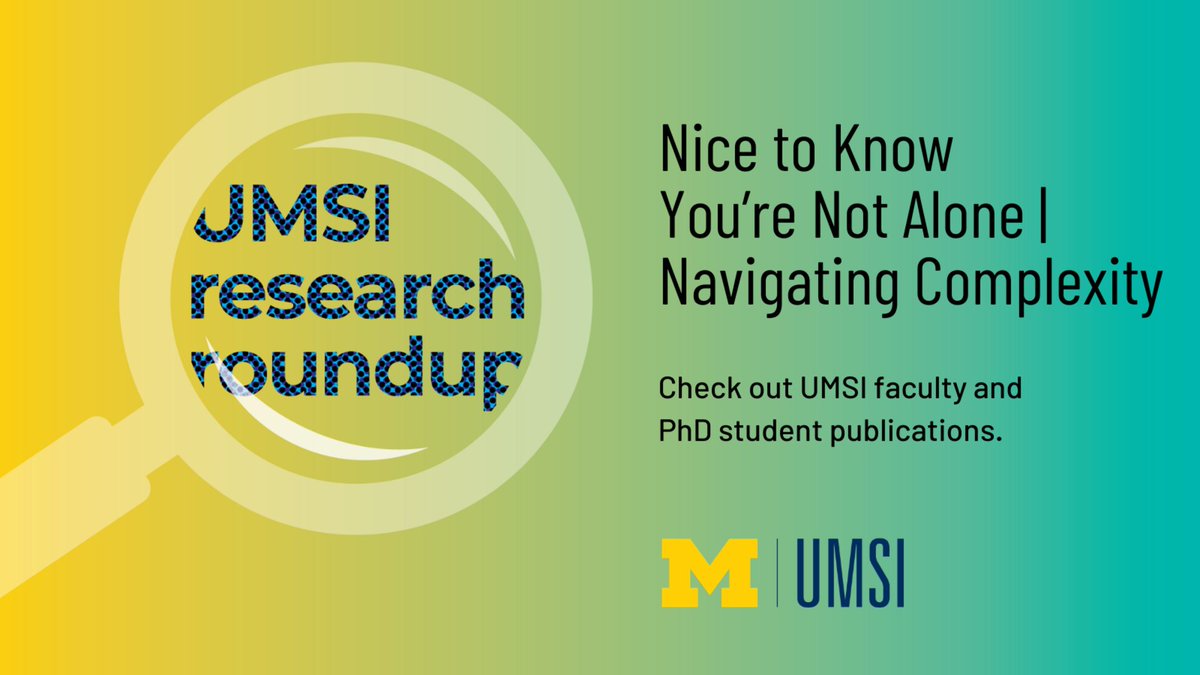 umsi's tweet photo. University of Michigan School of Information researchers are advancing knowledge that builds a better world. Here are some of their recent publications, in @PNASNexus, @BigDataSoc, @CambridgeUP, @TRSE_Editor and beyond: https://t.co/2b1vni8XvN https://t.co/YiCa58uX7B