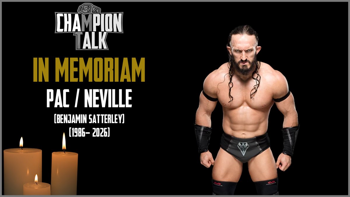 FormlessOne's tweet photo. R.I.P. Pac / Neville (1986 - 2026) - Champion Talk In Memoriam
#inmemoriam #pac #neville
Benjamin Satterley ist an diesem Wochenende überraschend verstorben. Der Savior und JFK gedenken ihm und seiner Karriere.

https://t.co/XHnk1q38Qa https://t.co/YknNqxTx74