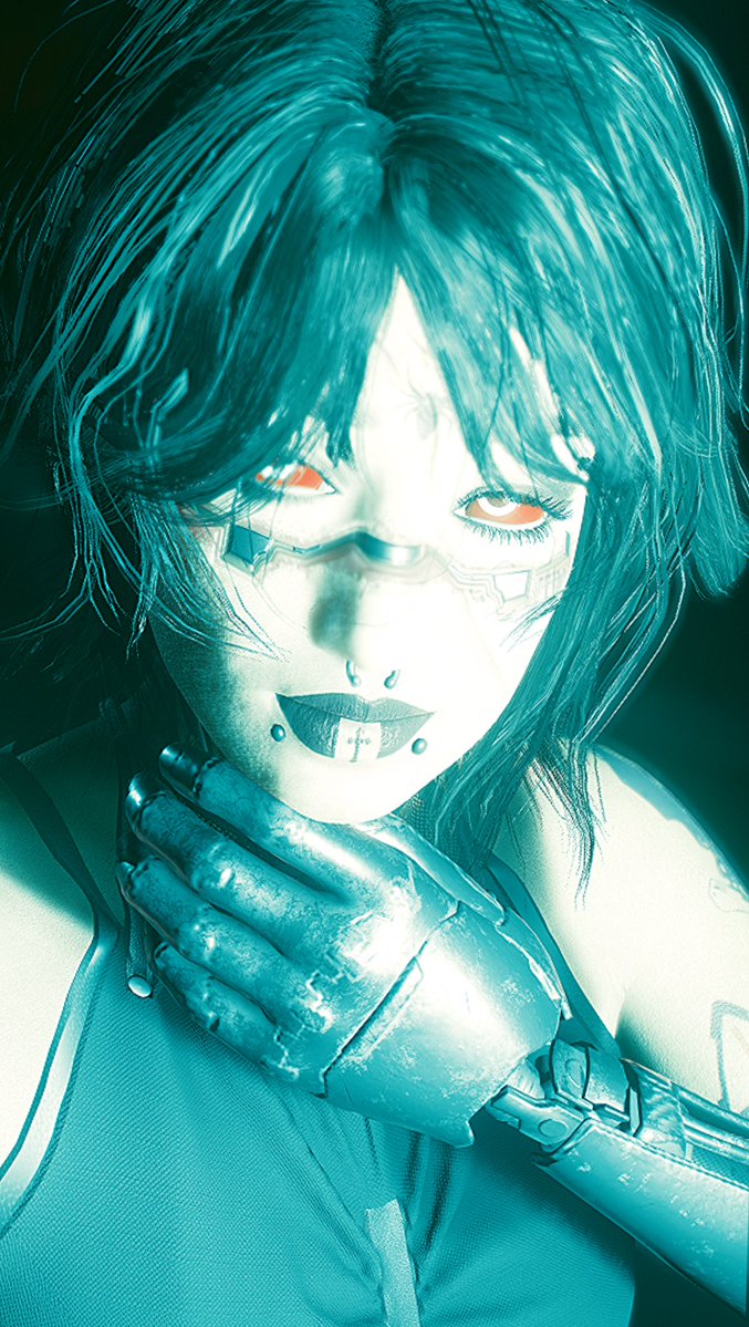 veariax's tweet photo. ‘Thanks V. Of all the heads i coulda popped up in, hella glad it was yours’

#cyberpunk2077 #cyberpunkphotomode 
#cyberpunk2077V https://t.co/g4sj5d2Sf6
