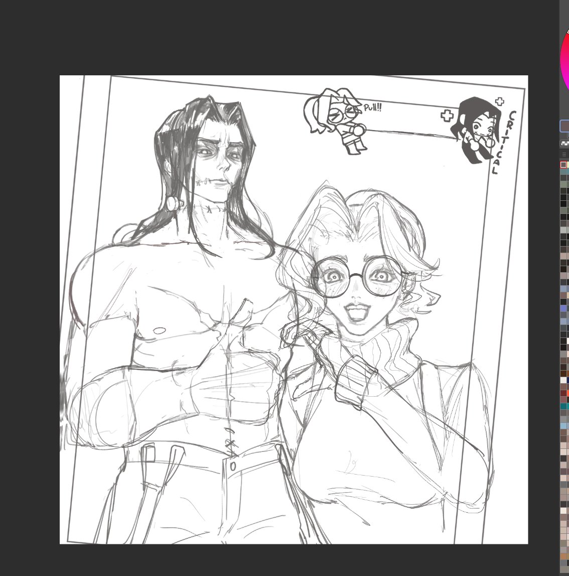 ldiot_img's tweet photo. paige and victor wip before i go to bed hor mimimimimi  #deadlock https://t.co/gh0tgudRHT