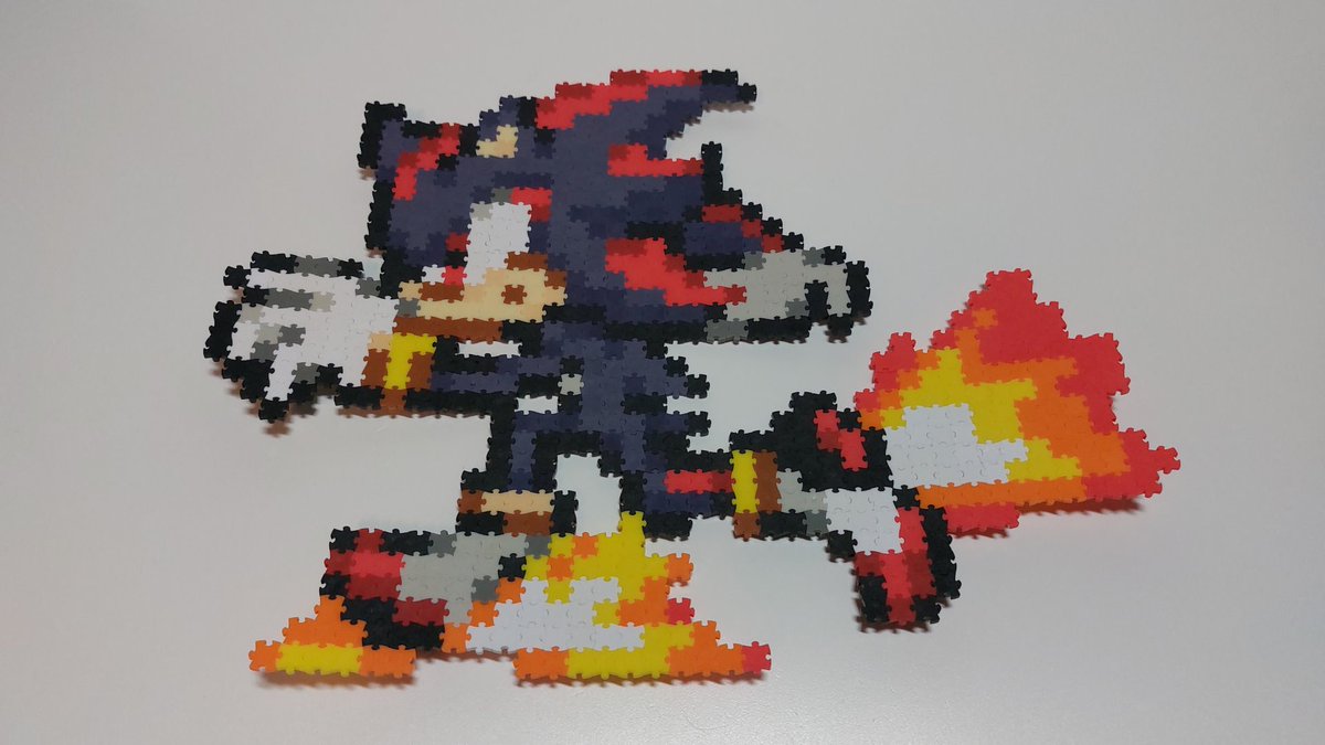sonicfans_de's tweet photo. Sonic the Hedgehog Jixelz Remix - Running Shadow - Tomy
#sonicthehedgehog #shadowthehedgehog #sonic #shadow #sega #puzzle #jixels #remix #tomy #merchandise #collection #collector https://t.co/TsAZz17Y9m