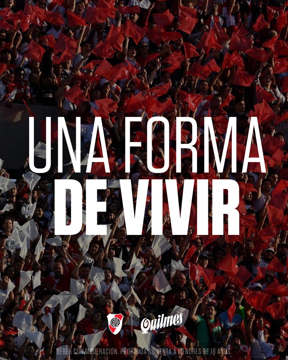 Quilmes_Cerveza's tweet photo. Feliz día, riverplatenses ⚪️🔴

Salud, @RiverPlate 🍻 https://t.co/rHOlihFyAz