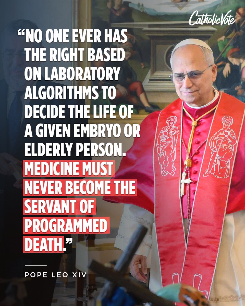CatholicVote's tweet photo. End abortion. End euthanasia. https://t.co/iWDd3ZzaCp
