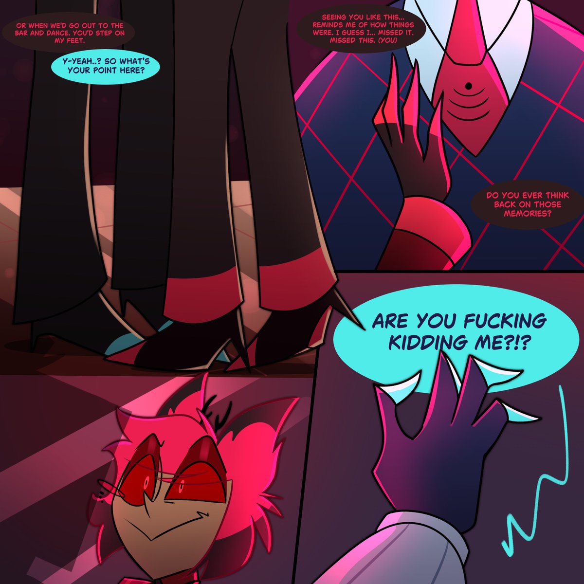 kiwipoplin's tweet photo. They’re talking 👀

#hazbinhotel #radiostatic https://t.co/OJ8tdmD6a5