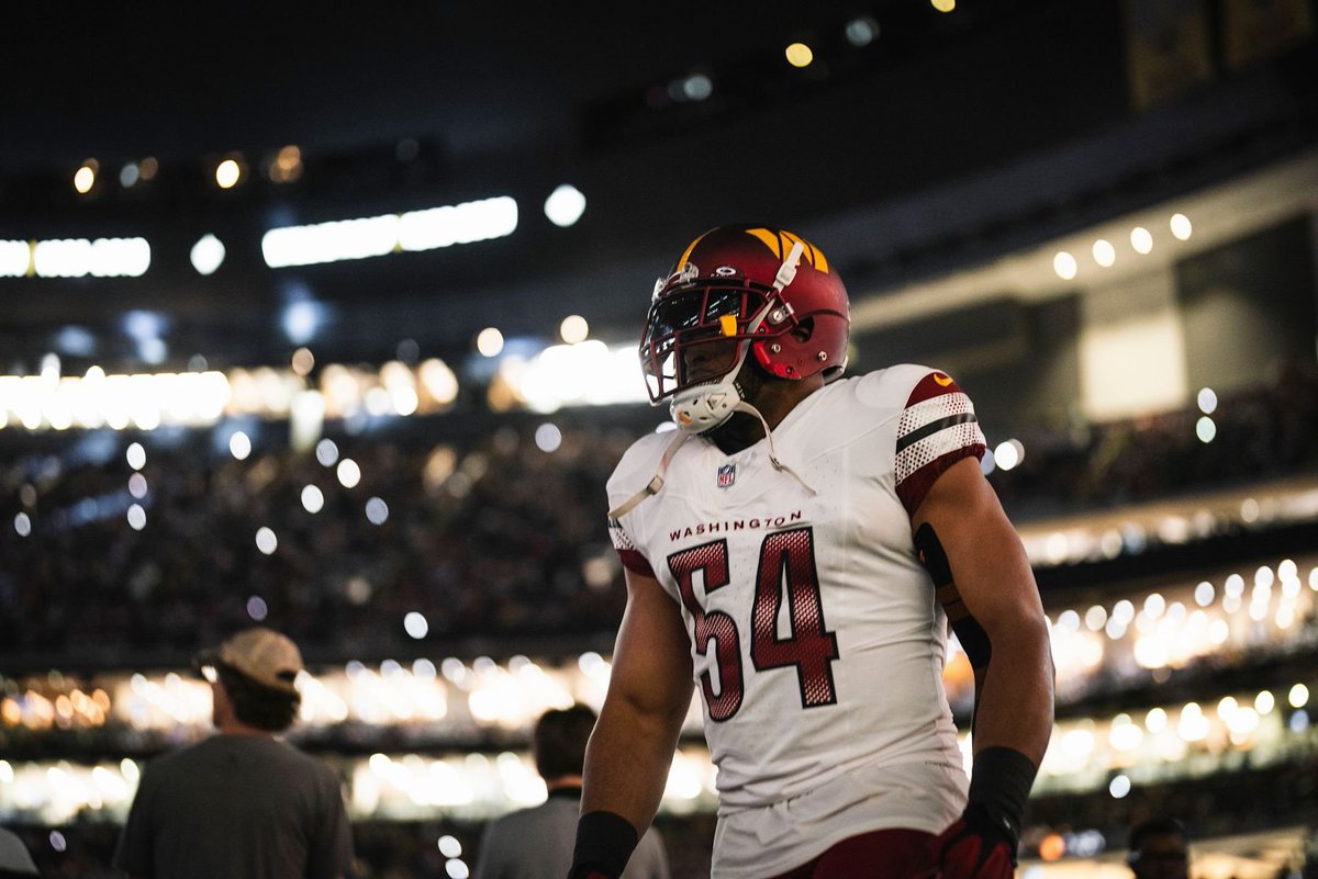 SleeperWSH's tweet photo. Chenal's out for the year. Luvu's banged up. Magee's on IR. Sonny Styles is the last man standing from Washington's top four LBs.

A lot of you want reinforcements. One name I keep seeing you guys bring up: Bobby Wagner.

The case for: 
He's 36, but he's still one of the best run defenders in football (90.4 PFF run defense grade in 2025, 5th among LBs). He knows the building, he knows the standard, and DQ said they'd "never shut the door."

The case against: 
Offenses picked on him in coverage last year (107.2 passer rating allowed). He's been unsigned all offseason with zero camp reps. And this front office spent the whole spring getting younger and faster.

So where are you at? Run it back with Bobby, or keep rolling with the kids? Drop your take and tell me why 👇

#RaiseHail