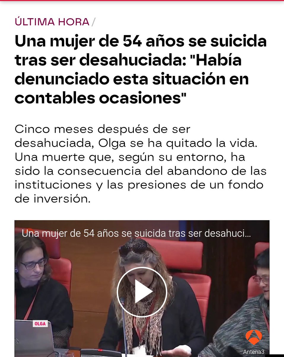 Misantropicos_'s tweet photo. @sanchezcastejon Vais muy tarde... Peor que Maricarmen hay muchos. A Olga le hubiera gustado tener posibilidades  y haber podido disfrutar de su vida. Vuestra procrastinación es de un nivel surrealista. https://t.co/VBgggxWJJh