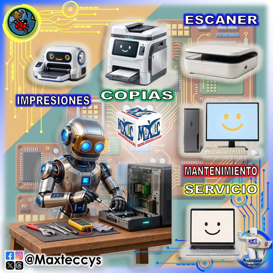 MaXTeCCyS's tweet photo. 📣 Exitoso inicio de semana 👋
💻 #maxteccys #maxteccomputacionyservicio 🖥️ #mantenimiento 🖱#servicio 💾 #computadora 📱 #Laptops #windows #Copias #Impresiones #Escaner Servicio Local Tecamac https://t.co/zh7NEG3FEl