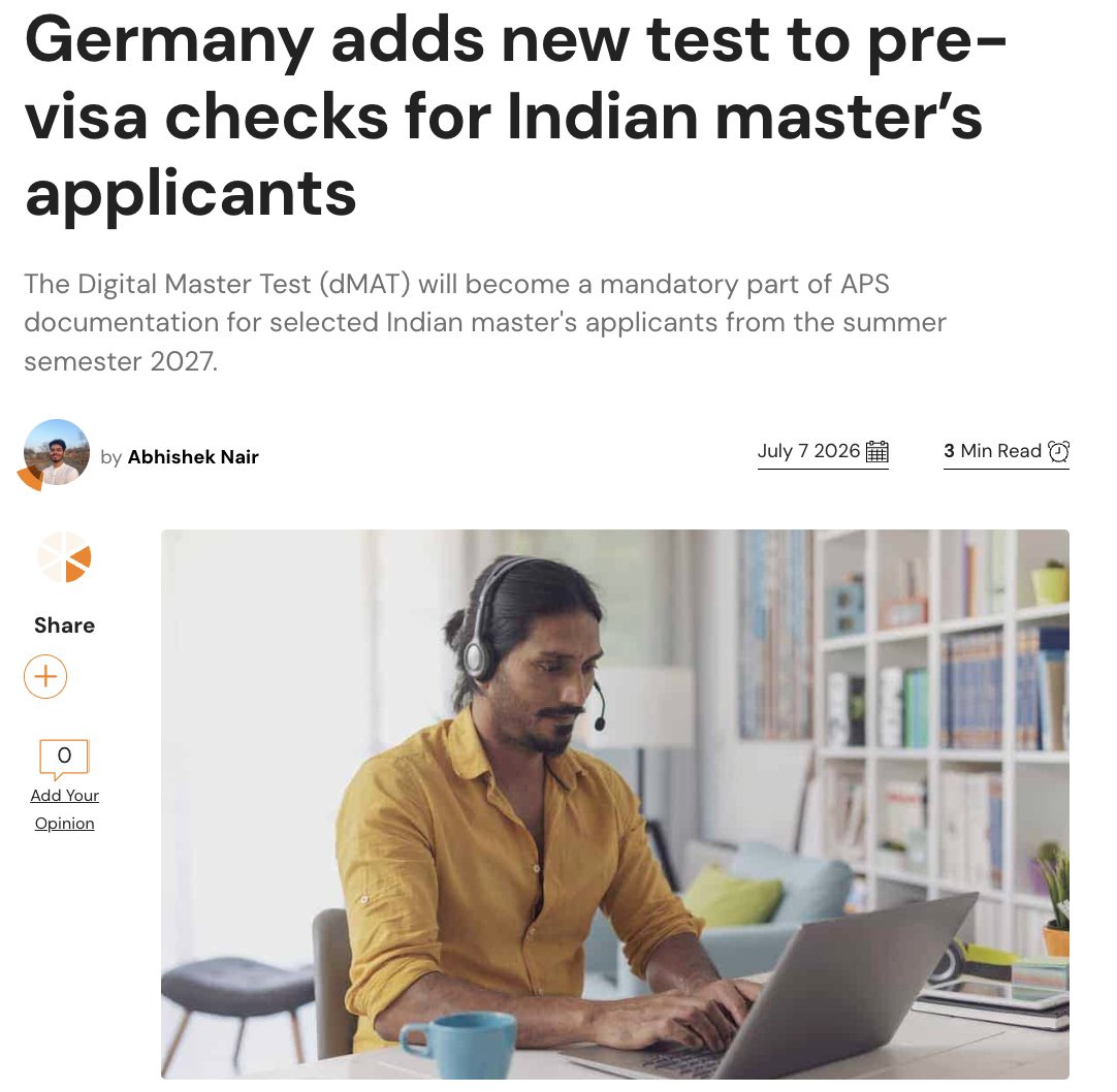 CeterisParish's tweet photo. Such is the extent of fake documents and credentials among  Indians that Germany has been forced to introduce a standardised academic aptitude test for Indian students

More than 90% Indian visa applicants and job applicants indulge in fraud https://t.co/mc7RAF0WCn