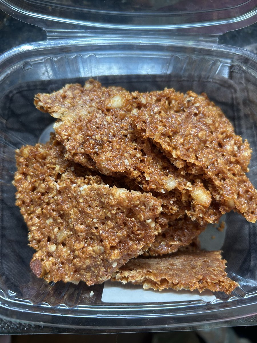 TheKitchenCode1's tweet photo. Fresh coconut, oats, and honey turned into today's cookies. Coconut is such a treasure. I couldn't help thinking of Tom Hanks in Cast Away while baking them. 🥥🍯🐝 https://t.co/P7C713M8ZS