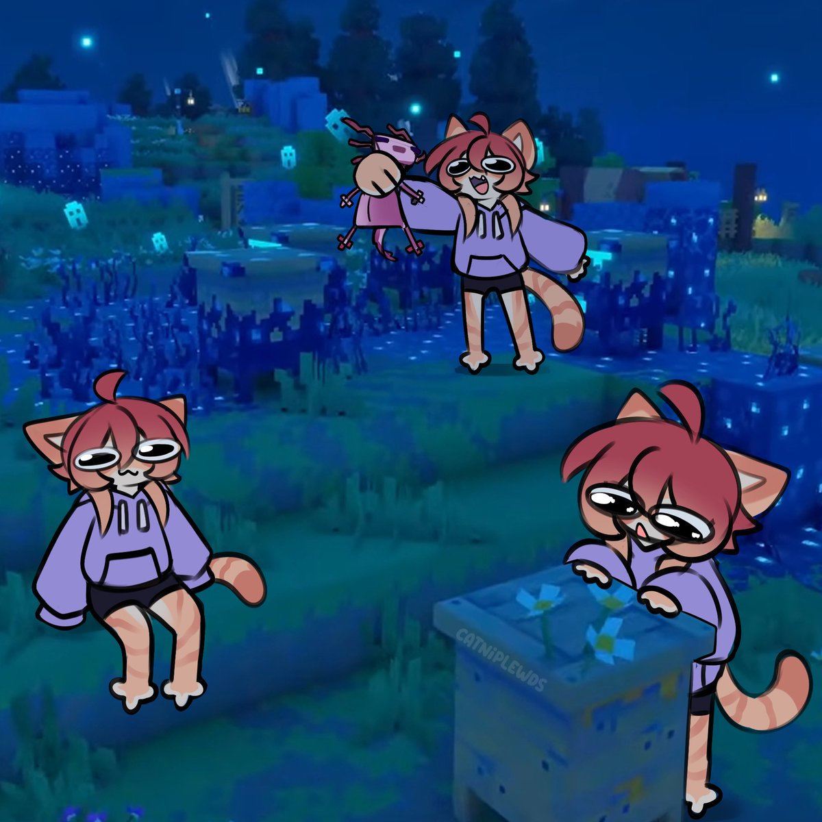 YappCat's tweet photo. New minecraft dimension :3 https://t.co/GfgxDUWulI