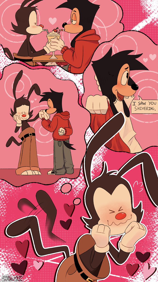 shruvski's tweet photo. Spreading my yax agenda here bc ROB SIGNED MY YAX ZINE 🤑🤑🤑.
#yax #yakkoxmax #animaniacs #agoofymovie https://t.co/iyMQ6konZ9