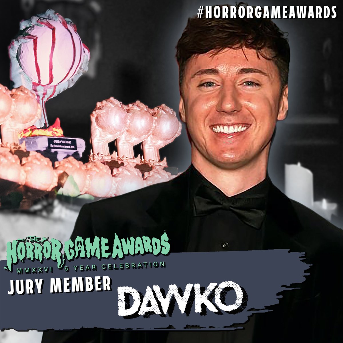 HorrorGameAward's tweet photo. The Horror Game Awards is honoured to welcome @dawkosgames to the Main Jury for the first time!

#HorrorGameAwards https://t.co/AKLoBI5H46
