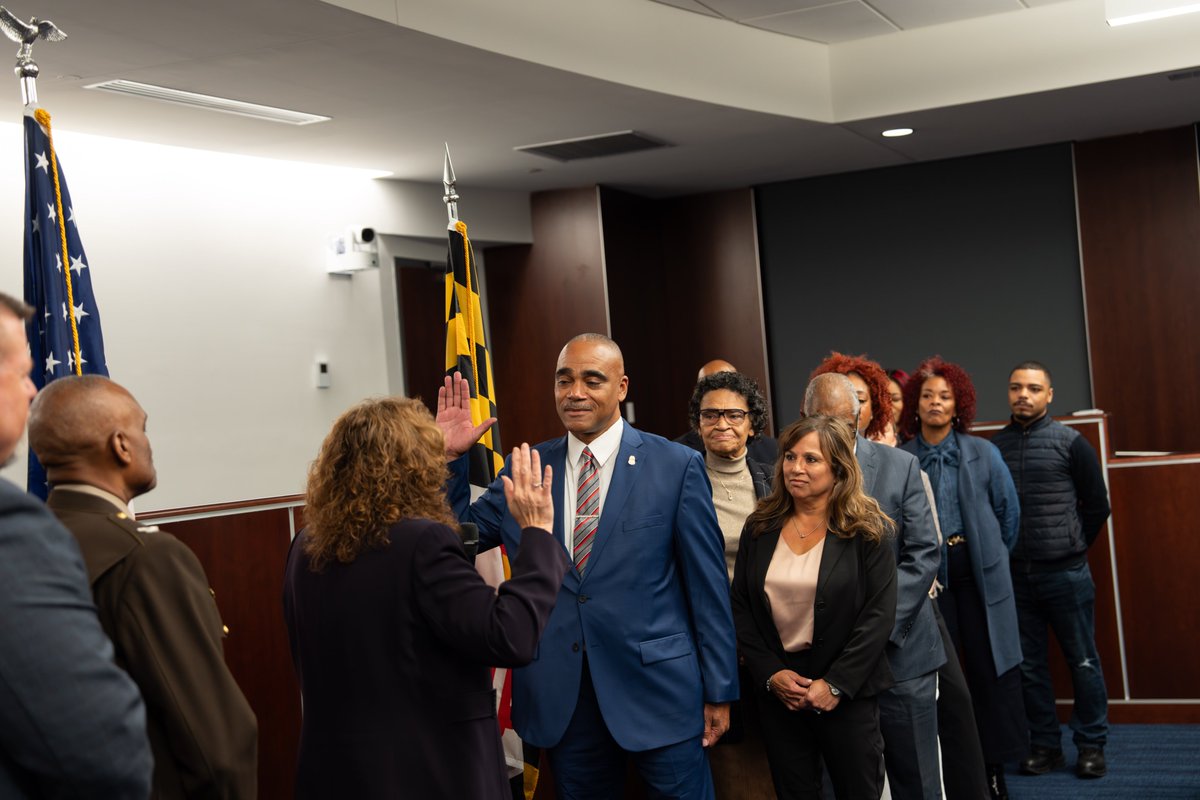 MDSP's tweet photo. ...overseeing its mission to protect lives and property through fire prevention, fire investigation, code enforcement and public safety education. He is the first African American to serve in this position in the agency's 132-year history. (2/3) https://t.co/rzss4bYcIZ