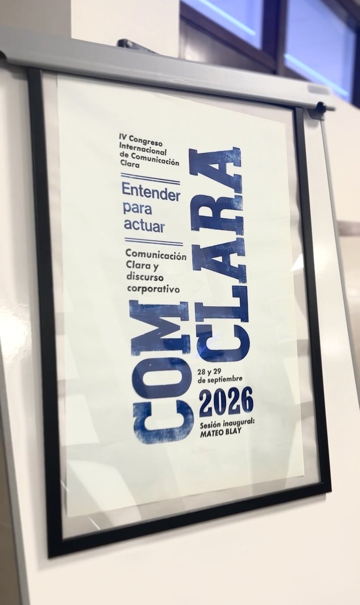 Comclara_'s tweet photo. 📢 ¡Damos por concluida la primera jornada del IV Congreso Internacional de Comunicación Clara! 

Un día lleno de aprendizaje, encuentros y reflexión 💬 Gracias a todos los participantes y asistentes por formar parte de esta jornada. 

¡Seguimos mañana! 💙 https://t.co/tPFhVp9AqQ