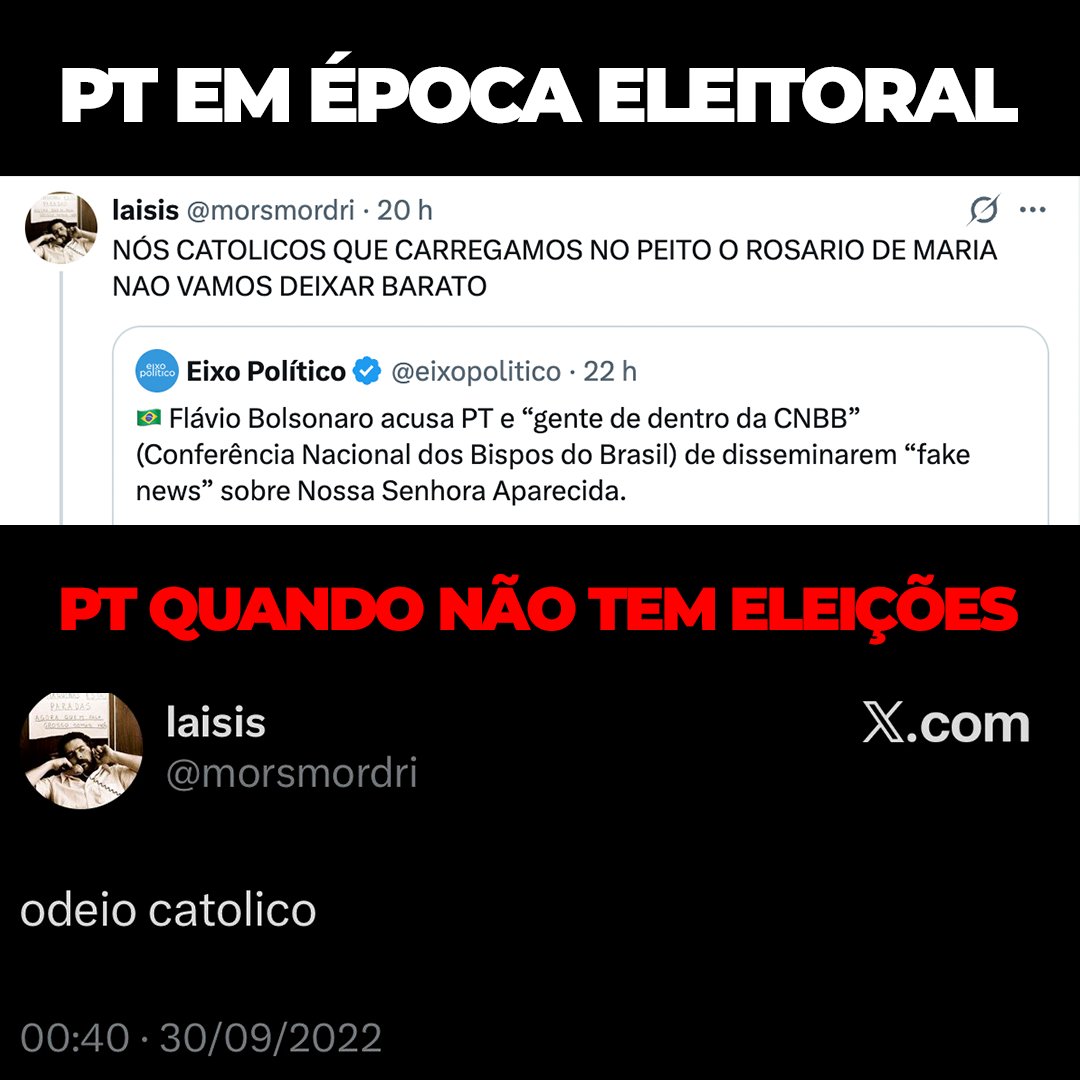 curtaramiro's tweet photo. O retrato mais fiel do PT. https://t.co/6D4GV8zrPv