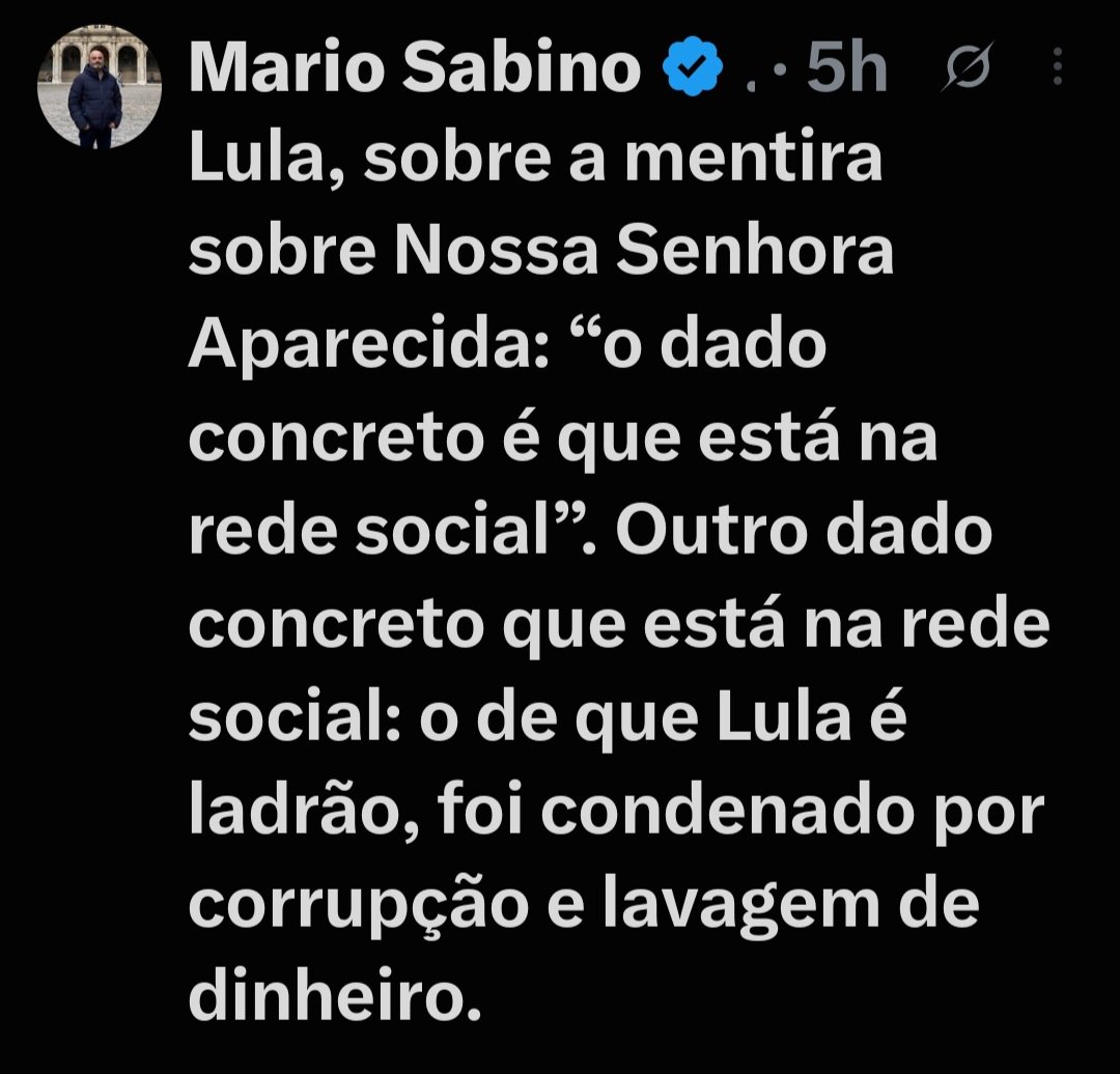 augustodefranco's tweet photo. Incrível essa falsa alegação de Lula. https://t.co/gym4UGtyOB