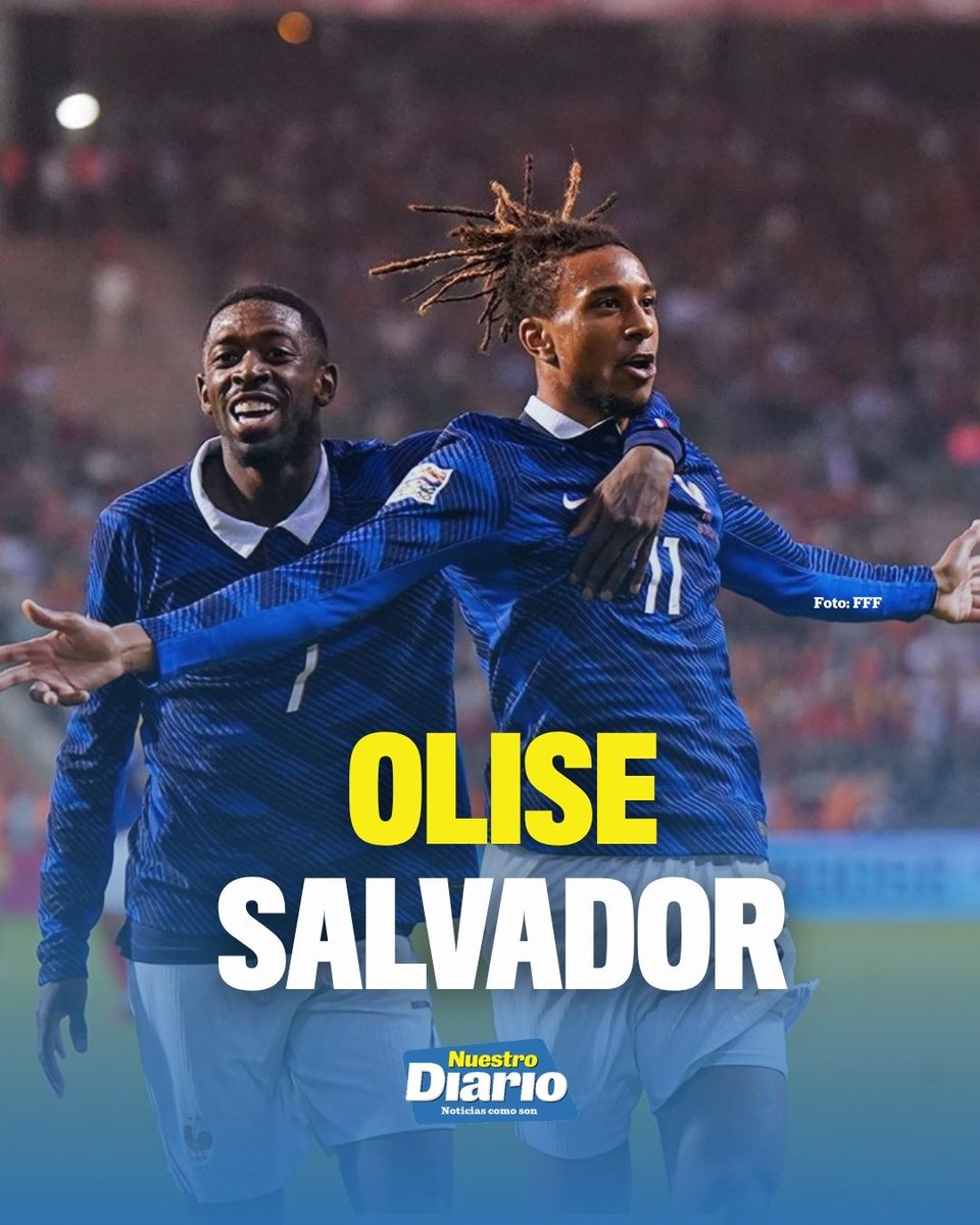 GANARON LOS GALOS ⚽️🇫🇷✅️ Gracias a un gol de Olise, Francia le ganó 1-0 a Bélgica de visitante y suma seis puntos en el primer lugar del Grupo A de la Liga…
