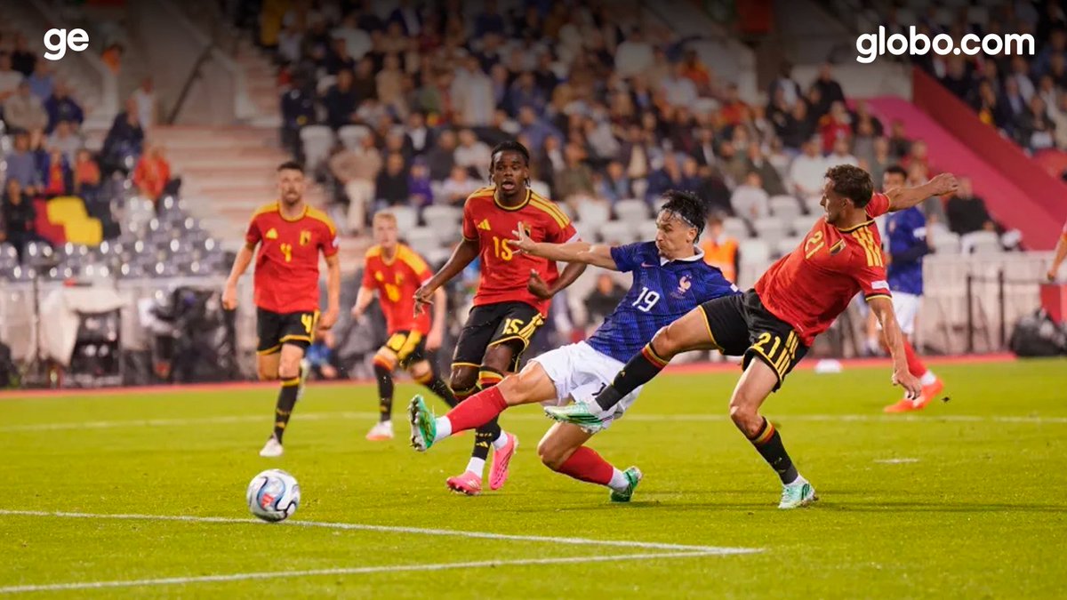 oficialglobocom's tweet photo. e na partida entre Bélgica e França, deu França com 1 x 0! confira os melhores momentos do jogo: https://t.co/JJcU44zEr0
#gcomFut https://t.co/Te6ko6112y