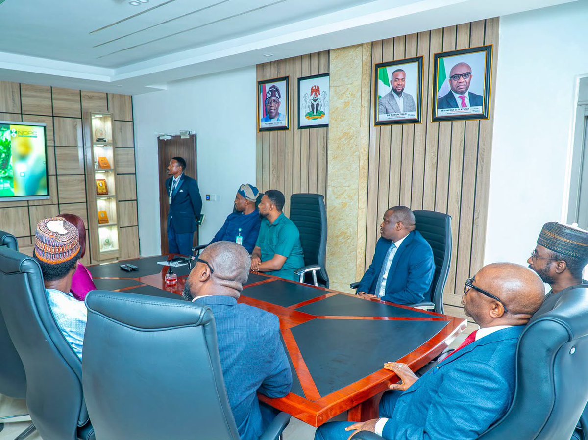 ndpcngr's tweet photo. The National Commissioner/CEO of the Nigeria Data Protection Commission (NDPC), Dr Vincent Olatunji, received the Director-General of the National Information Technology Development Agency (, Mr Kashifu Inuwa Abdullahi, on a courtesy visit to the Commission’s new headquarters.

Dr Olatunji welcomed Mr Inuwa  and appreciated him for his support throughout the Commission’s transition from being a unit within NITDA to becoming an independent Commission. He recalled the evolution of the data protection ecosystem in Nigeria, from the Nigeria Data Protection Regulation (NDPR) to the enactment of the Nigeria Data Protection Act (NDP Act) 2023, signed into law by President Bola Ahmed Tinubu, GCFR. He also highlighted some of the Commission’s achievements since its establishment, noting its growing impact on the data protection ecosystem, the digital economy and national development.

In his response, Mr Inuwa expressed delight at the progress recorded by the NDPC and commended Dr Olatunji for the growth of the data protection ecosystem. He acknowledged the journey of data protection in Nigeria from its roots within NITDA to the establishment of the NDPC as a full-fledged Commission.

The DG reaffirmed NITDA’s commitment to strengthening its support and collaboration with the NDPC, noting that cooperation among government agencies in advancing their respective mandates would contribute significantly to the growth and development of Nigeria’s digital economy.