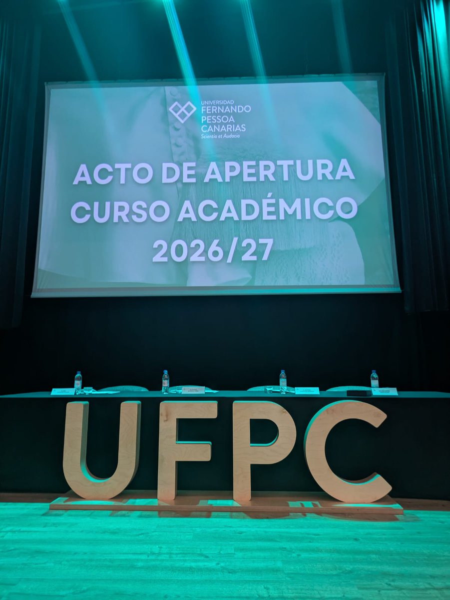 coptoca's tweet photo. Acto de apertura del curso académico 2026-2027 de la @ufpcanarias.
Agradecemos la invitación y el poder acompañar a la comunidad universitaria en este importante acto.

Seguimos apostando por la colaboración y el fortalecimiento de los vínculos entre el ámbito académico y la TO. https://t.co/AelSjqEGux
