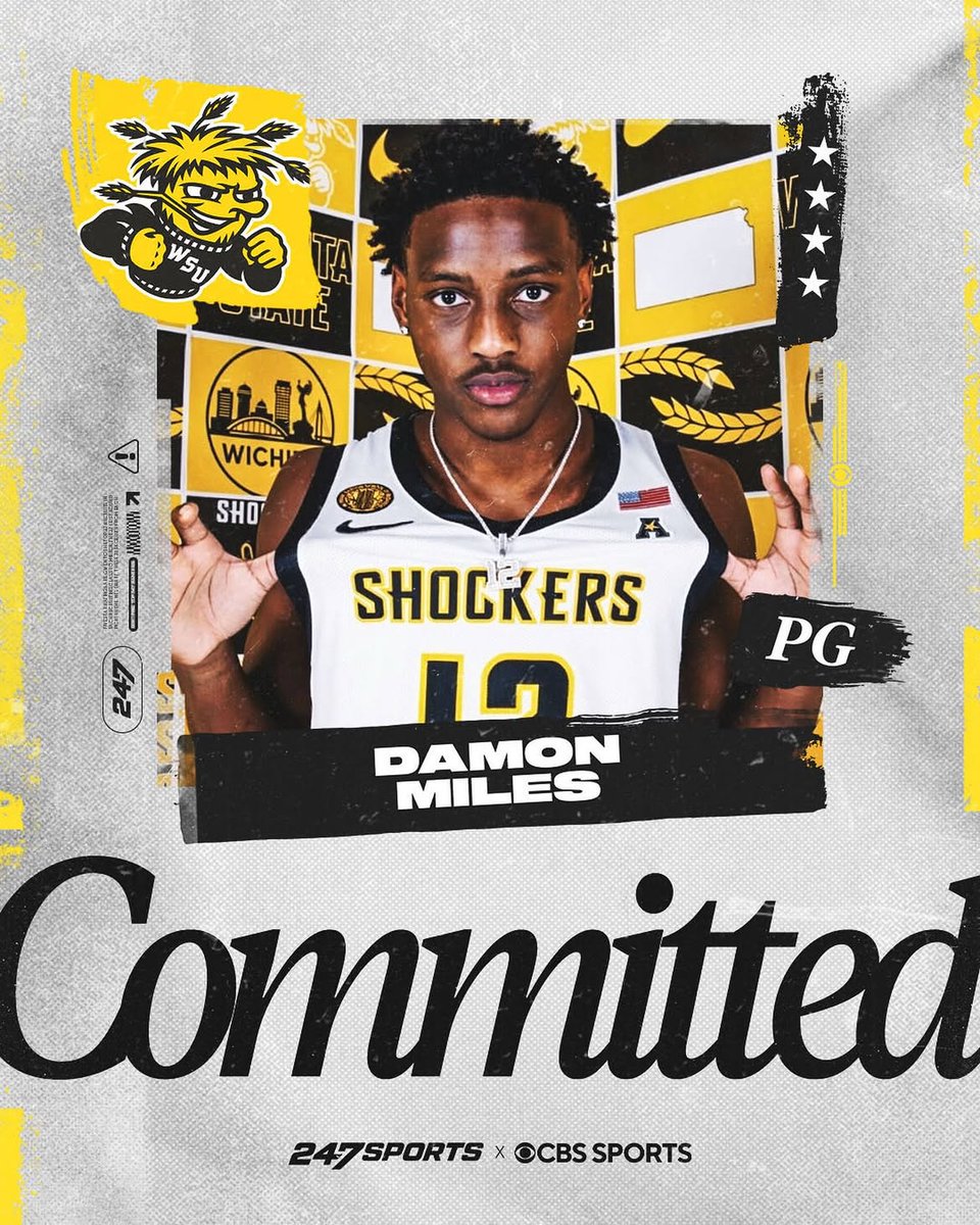 MilesSelect's tweet photo. Damon Miles, a top 150 recruit in the nation, has committed to Wichita State.
#GoShockers

@BJenkins247 @djones8301 @NxtProHoops @GHAHoops @MattReynolds___ @GASOLyndon @jeurey1962 @djones8301 @JamieShaw5 @VPYEHouston @VerbalCommits @JackRiley323 @CLFBBBC @MilesSelect https://t.co/fpQELlme0Z