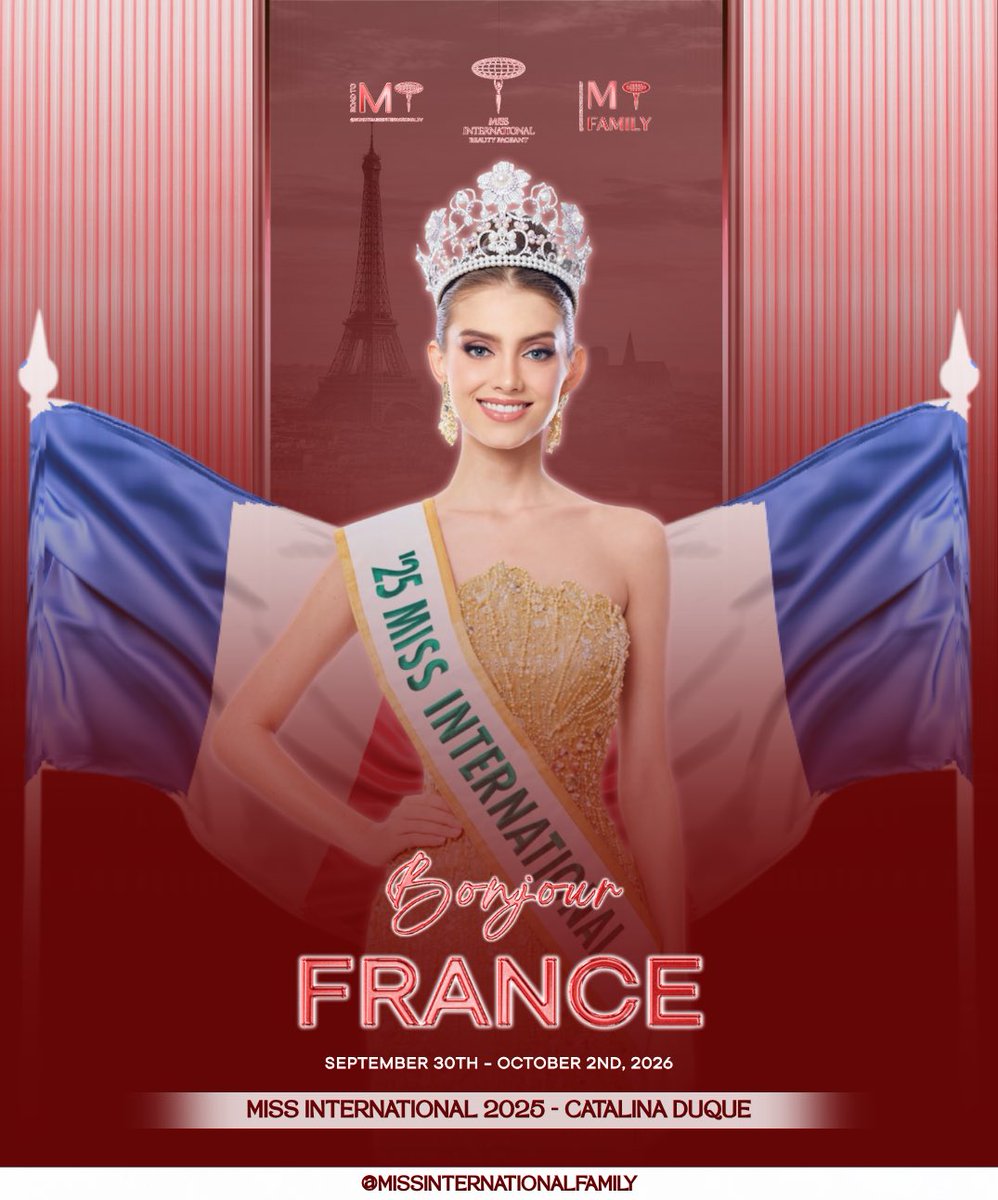 MissInterOrg's tweet photo. Cultural fashion exchange between Colombia and France is bringing our queen to the fashion capital of the world, Paris!!! https://t.co/OW0Tg4eRAA
