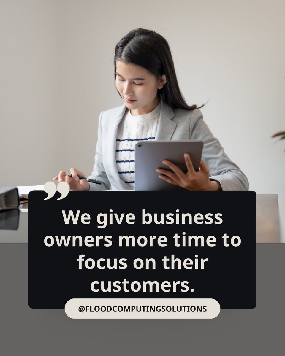 FloodComputing's tweet photo. Business owners already have enough responsibilities. Our clients love being able to hand off technical problems and return their attention to employees, customers, and the work that grows their business.

#SmallBusinessSuccess #BusinessOwnerLife #OrangeCountyBusiness https://t.co/WKAK1xMRTR