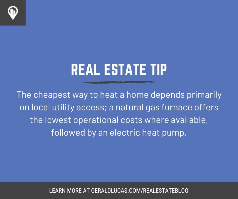 PerformancePrty's tweet photo. #RealEstate Tip: The cheapest way to heat a home depends primarily on local utility access; a natural gas furnace offers the lowest operational costs where available, followed by an electric heat pump.

Learn more at https://t.co/gwhFAVdrFD https://t.co/a6OrWOasZx