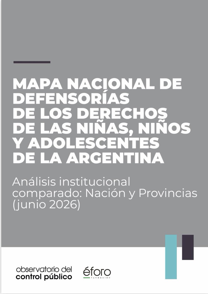 CarlabPitiot's tweet photo. 📌 Hace 21 años se sancionó la Ley 26.061 de Protección Integral de los Derechos de las Niñas, Niños y Adolescentes, que creó justamente la Defensoría de los Niños, Niñas y Adolescentes.

👉🏽Desde el Observatorio de control Público de @FundacionEforo elaboramos un informe que releva las Defensorías en el país.

👇🏽Compartimos el enlace para que puedas conocer cuántas hay, cuáles son y su actualidad:

https://t.co/Mm3W87bsPU