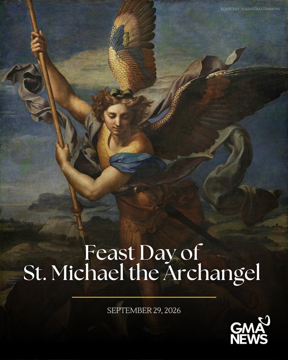 gmanews's tweet photo. ST. MICHAEL ARCHANGEL, BE OUR PROTECTION 🙏

Today is the feast day of St. Michael, a warrior of God. https://t.co/c6lFDFlcdm