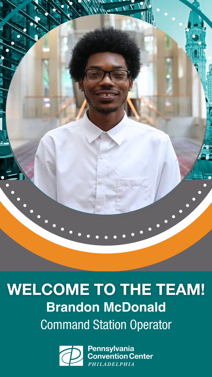 PAConvention's tweet photo. We are thrilled to welcome Brandon McDonald to the #PAConventionCenter team as our new command station operator.

#FacesOfThePCC #GreatPlaceToWork https://t.co/LBBV53BLw3