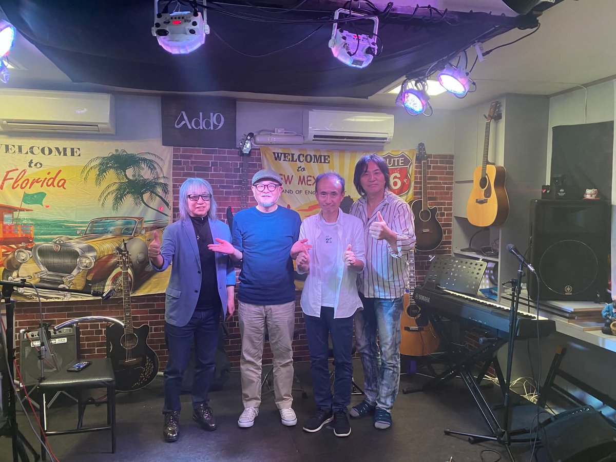 fuyuki1881's tweet photo. 思い出に残る楽しい夜でした‼️
Add9のスタッフの方々、
共演の方々、そして聴いてくださった方々
感謝しかありません😊

動画をUPしました⬇️
https://t.co/jU5K9mSmvm https://t.co/CreJgVUTXn